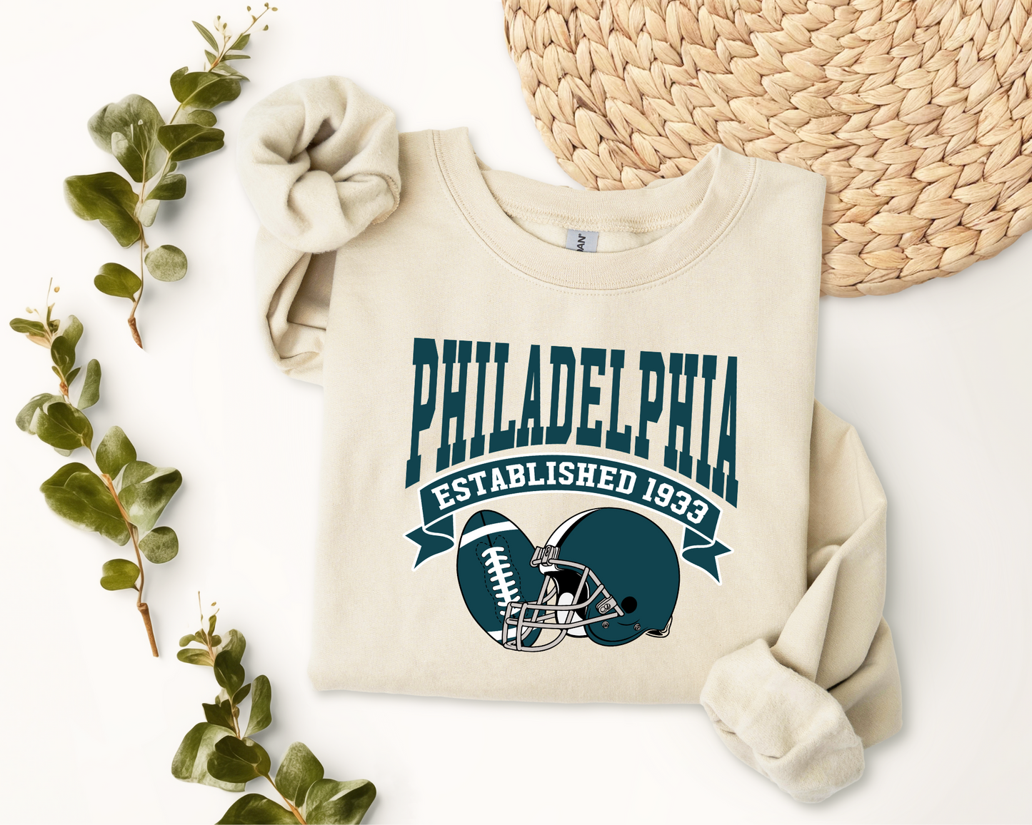 Vintage State Football Sweatshirt Collection - Philadelphia