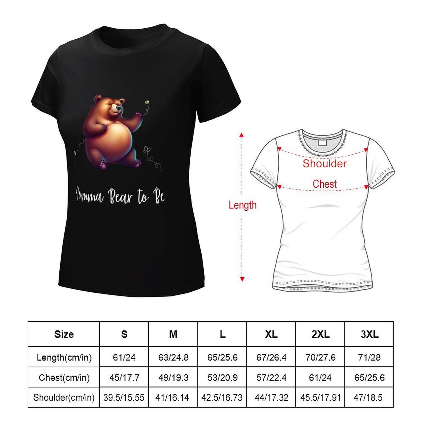 Mamá Oso Para Ser - DTG 150gsm Mangas Cortas