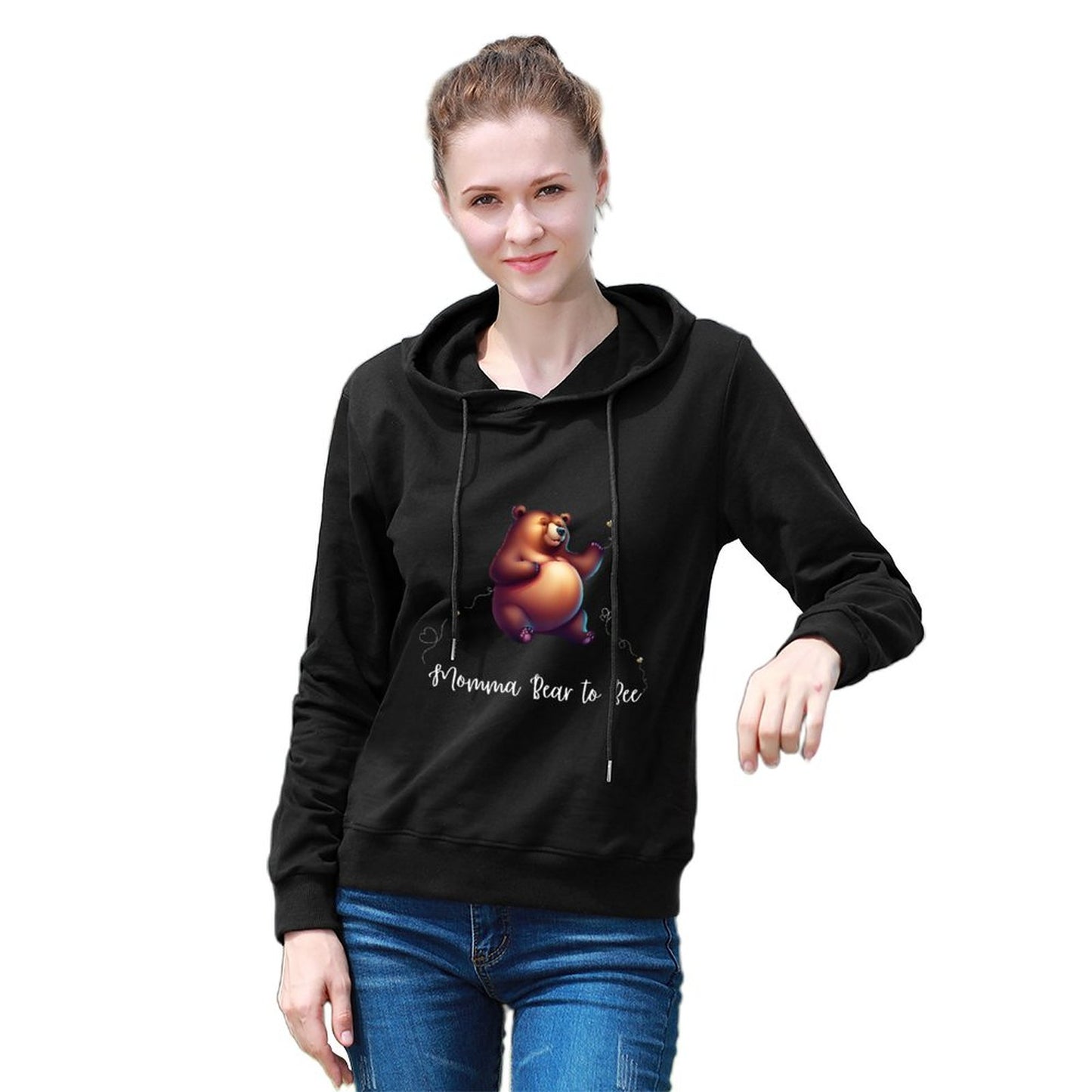 Momma Bear To Be -- DTG 255gsm Printed Hoodie