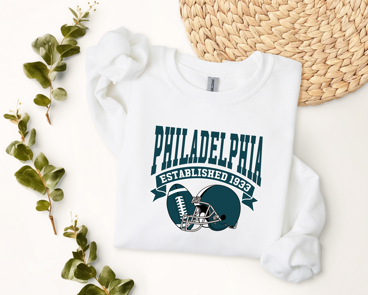 Vintage State Football Sweatshirt Collection - Philadelphia