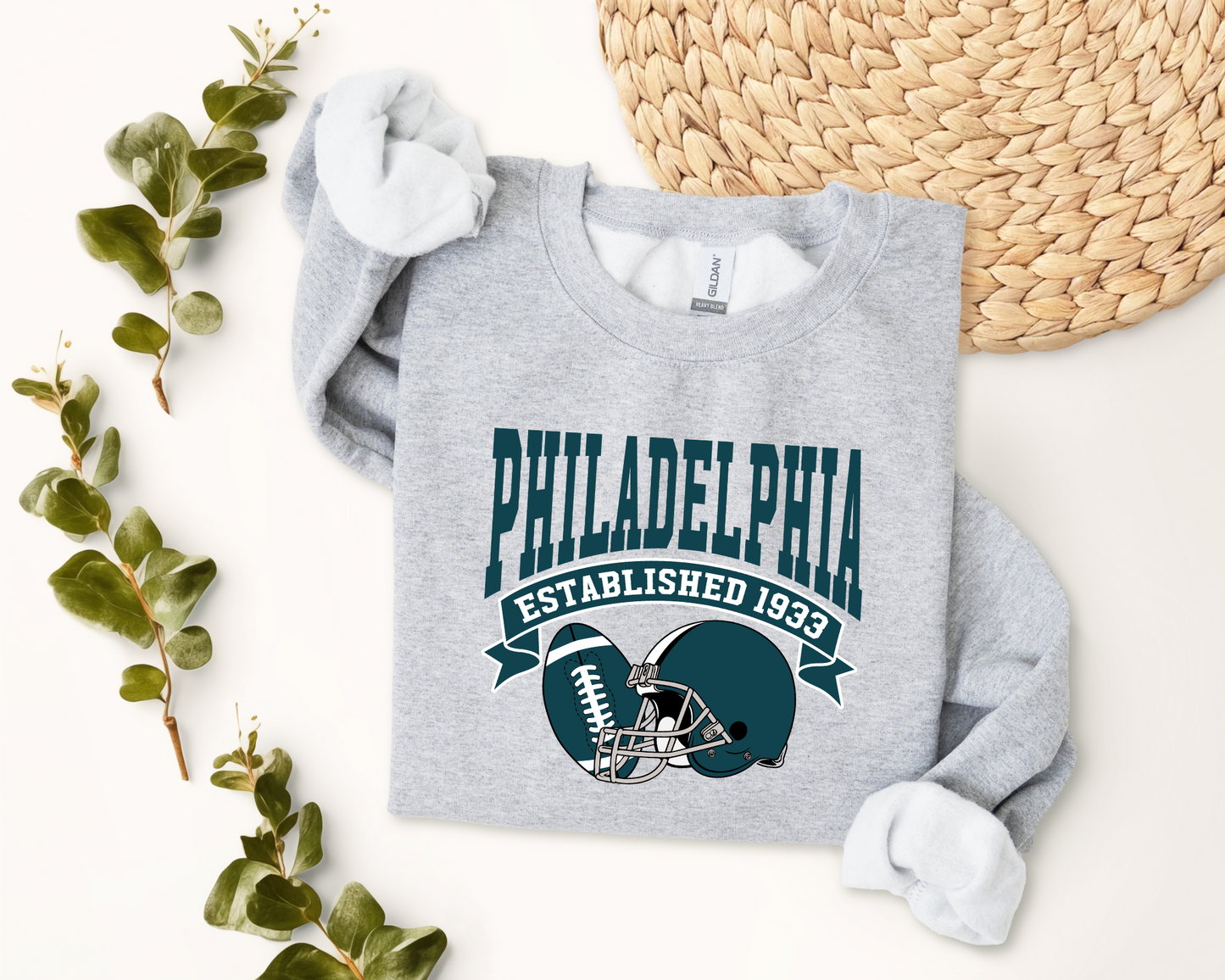 Vintage State Football Sweatshirt Collection - Philadelphia