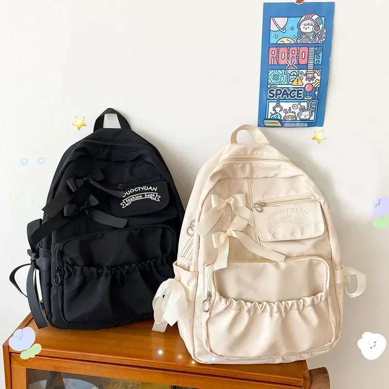 Fashion Backpack Canvas - Anti-theft Shoulder Bags