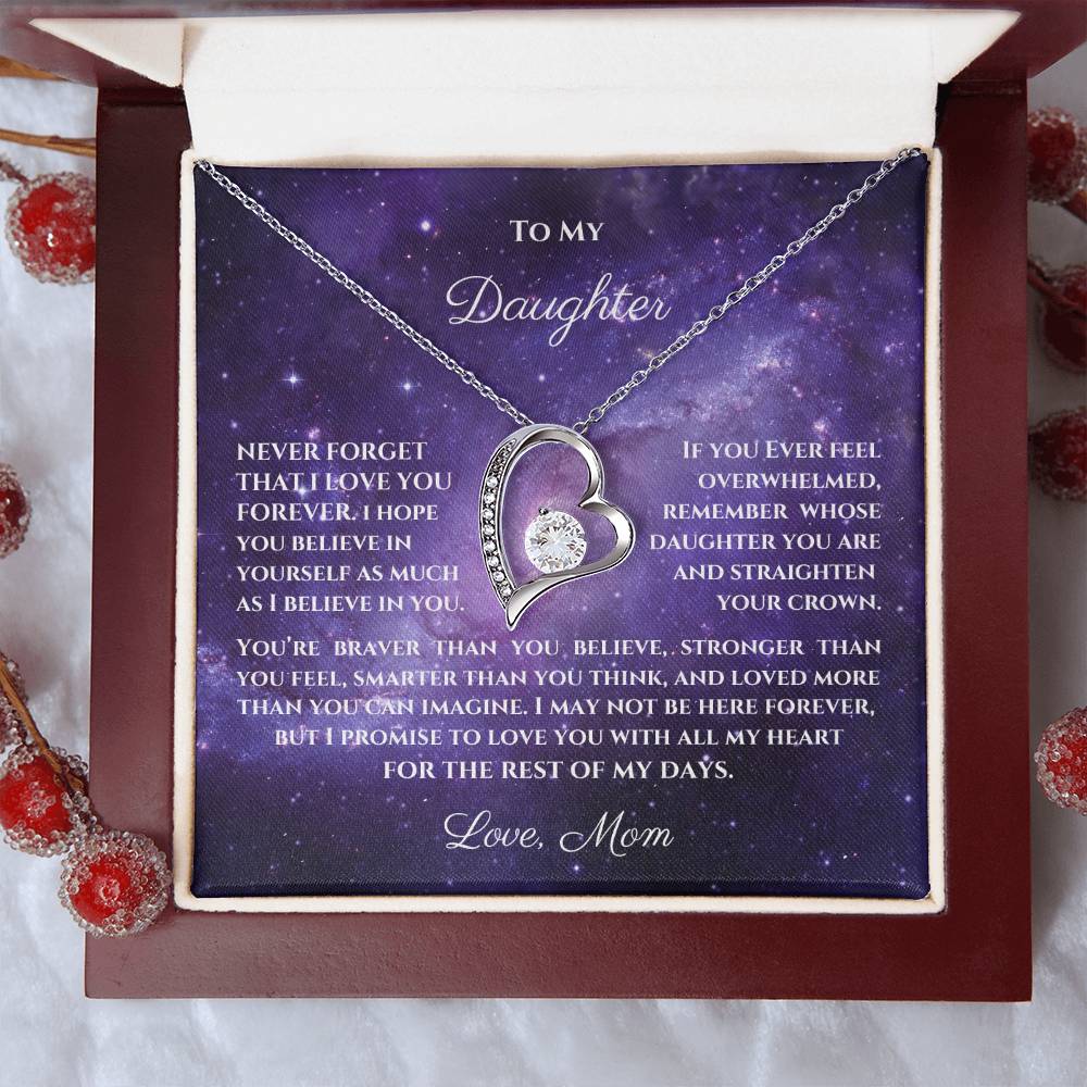 Violet Sky Forever Heart From Mom