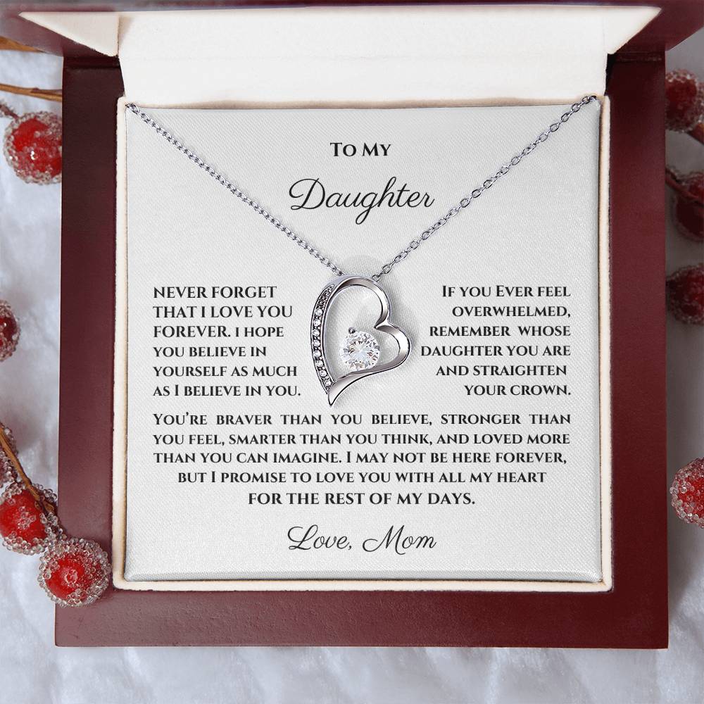Forever Heart Necklace From Mom