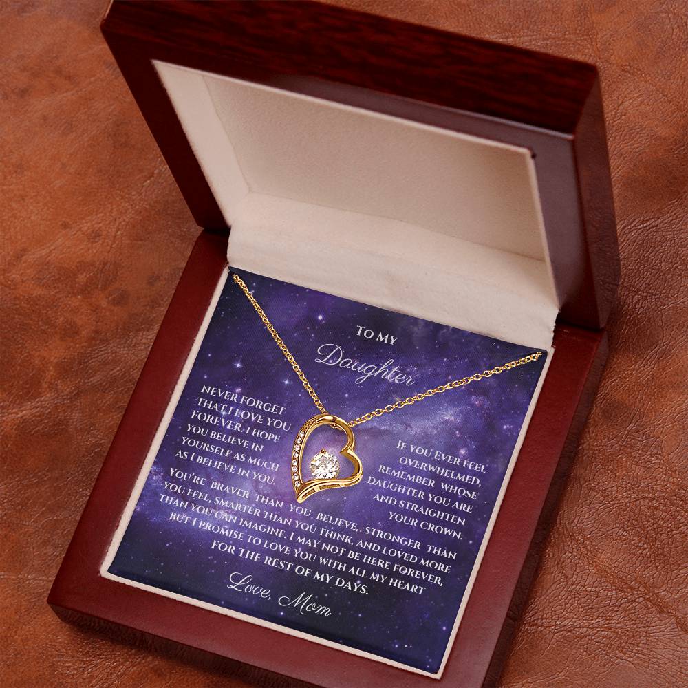 Violet Sky Forever Heart From Mom