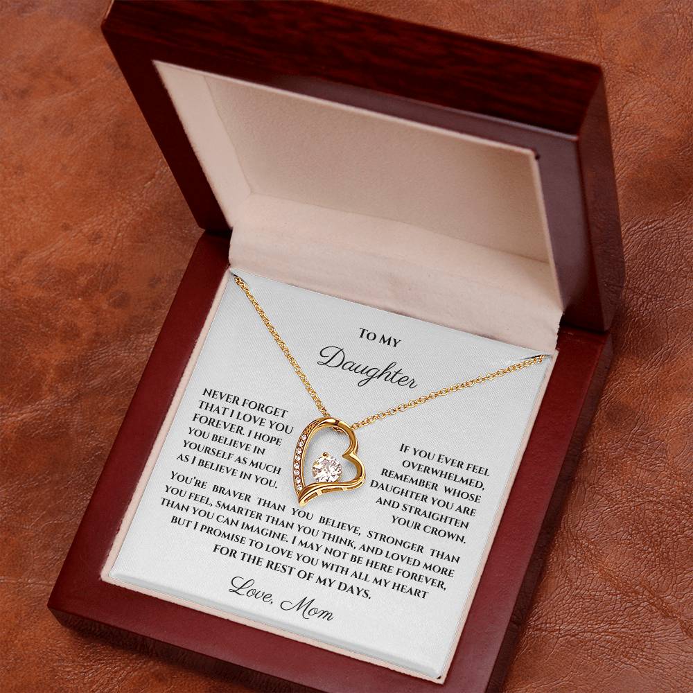 Forever Heart Necklace From Mom