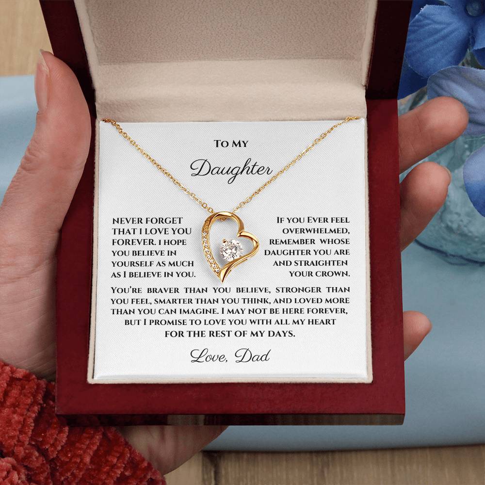 Forever Heart Necklace From Dad
