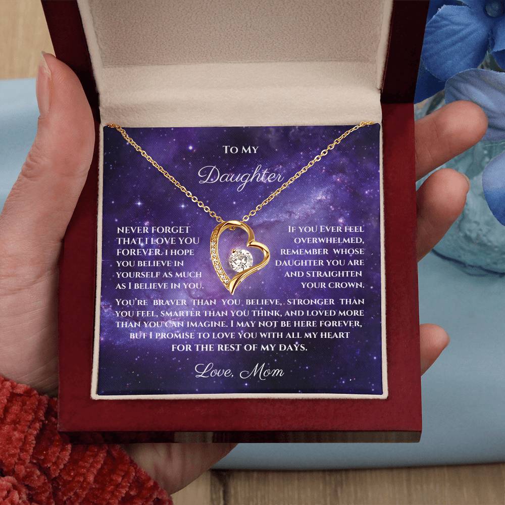Violet Sky Forever Heart From Mom