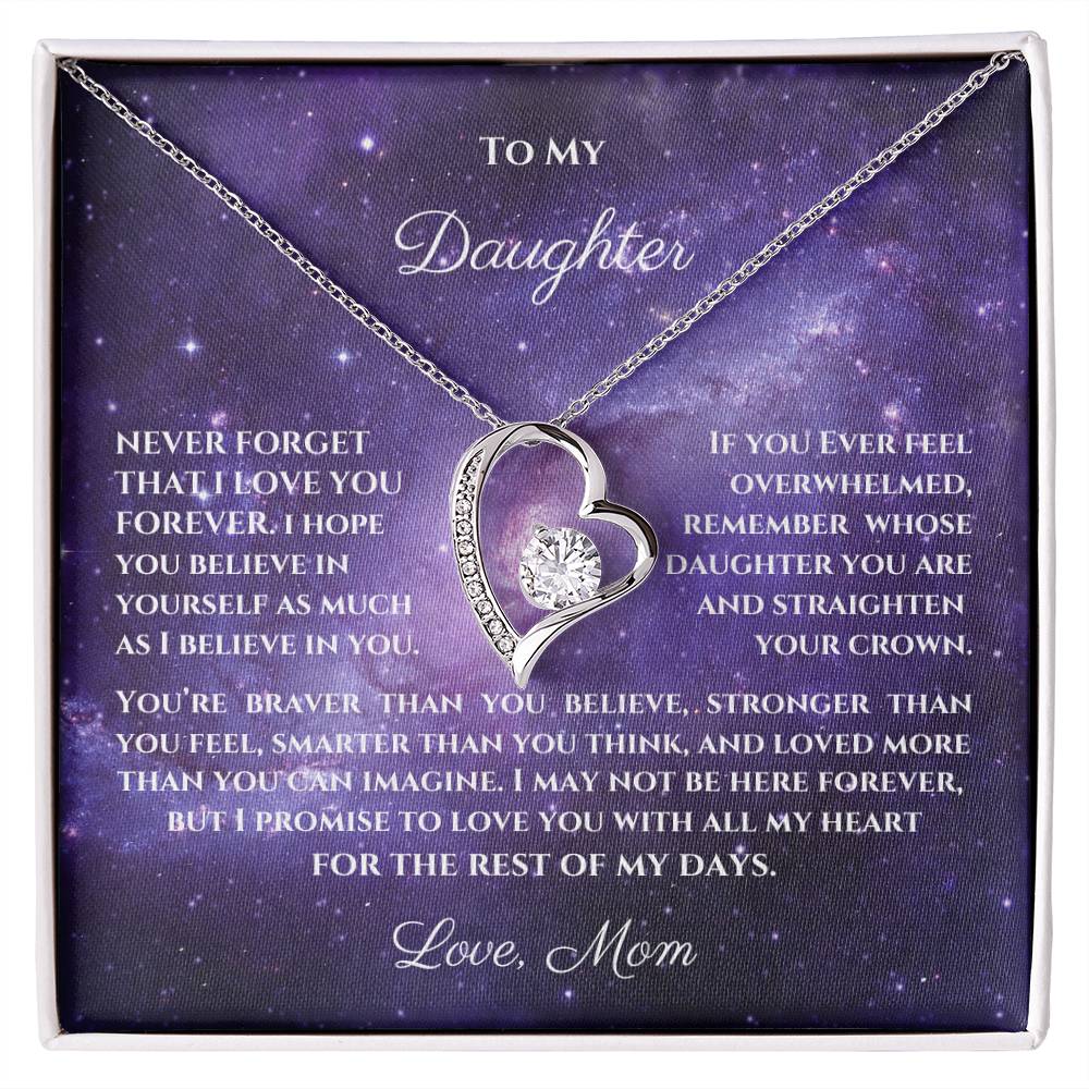 Violet Sky Forever Heart From Mom