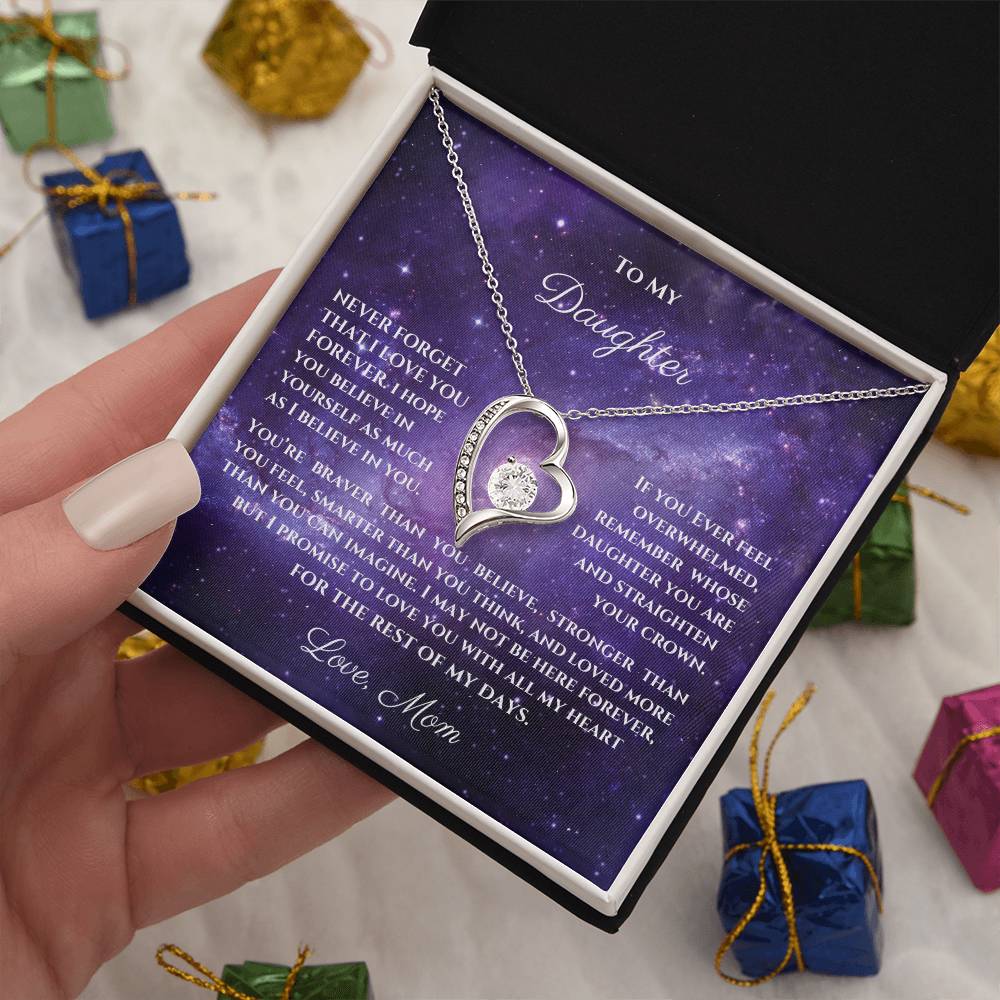 Violet Sky Forever Heart From Mom