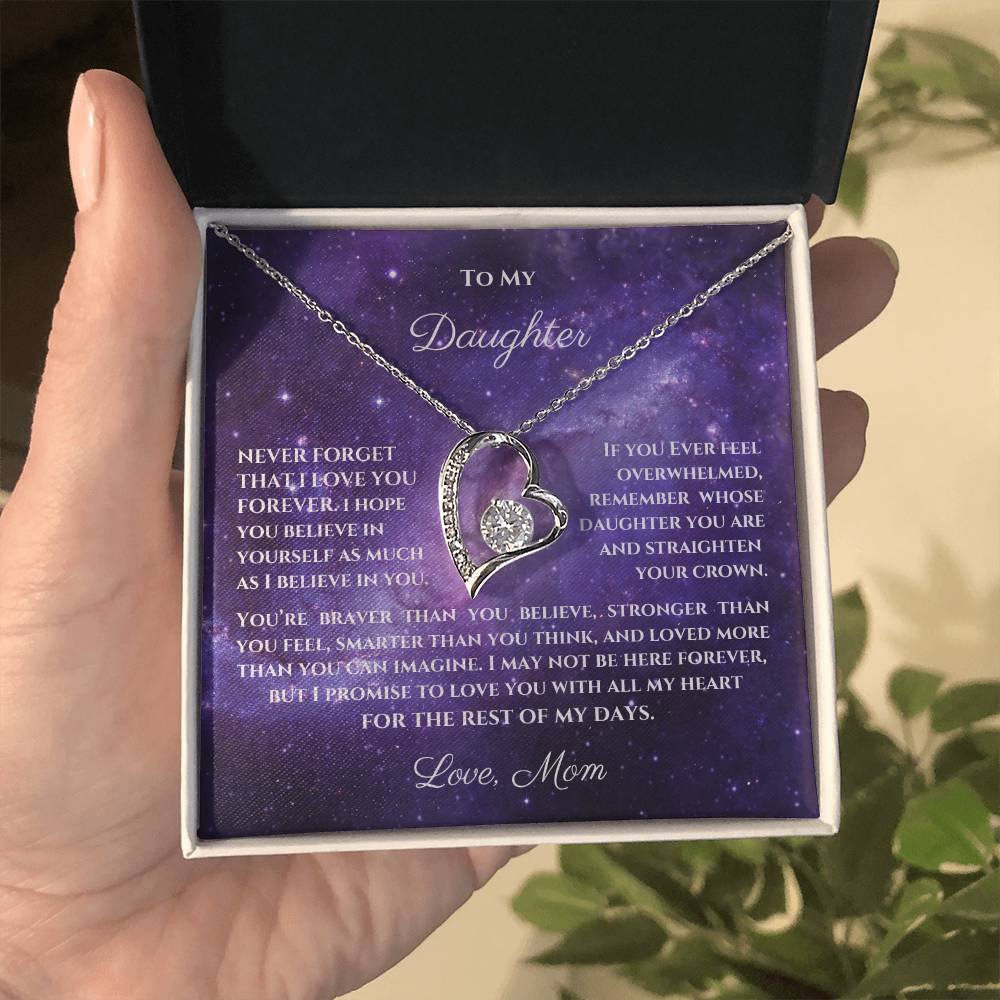 Violet Sky Forever Heart From Mom