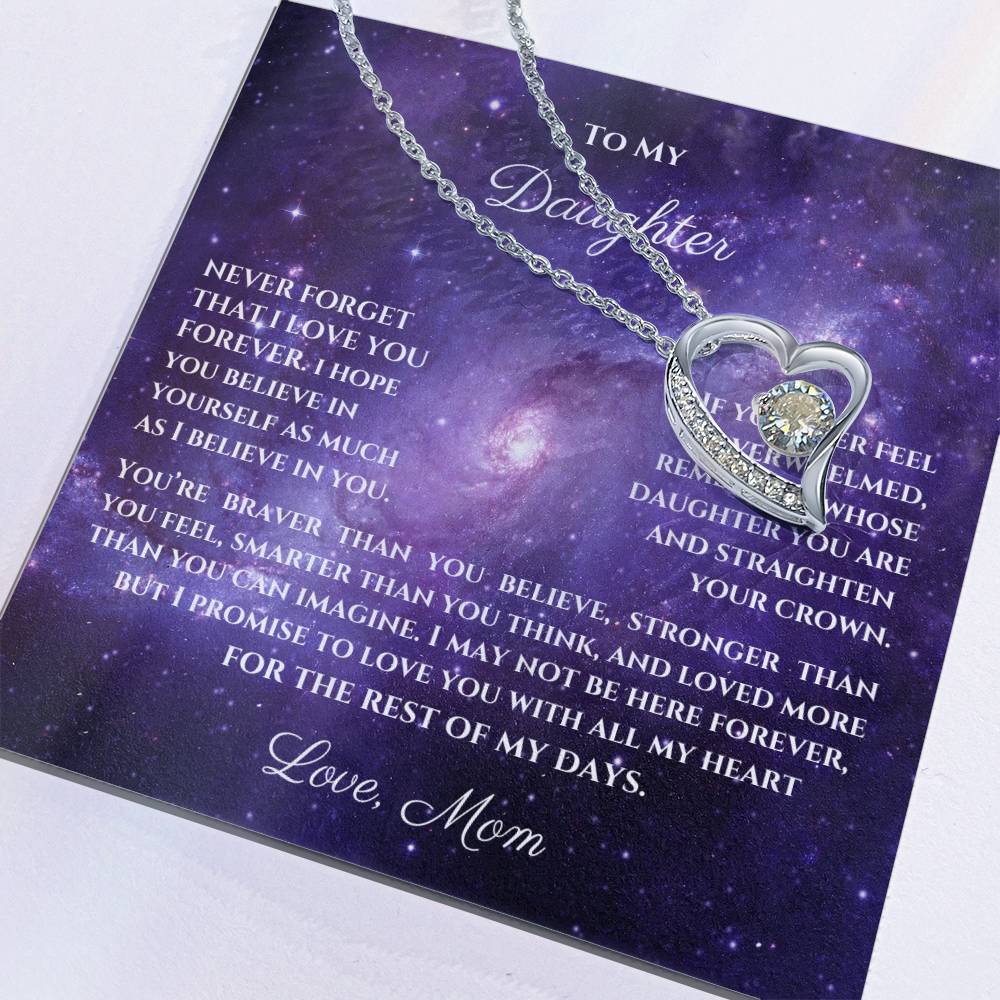 Violet Sky Forever Heart From Mom