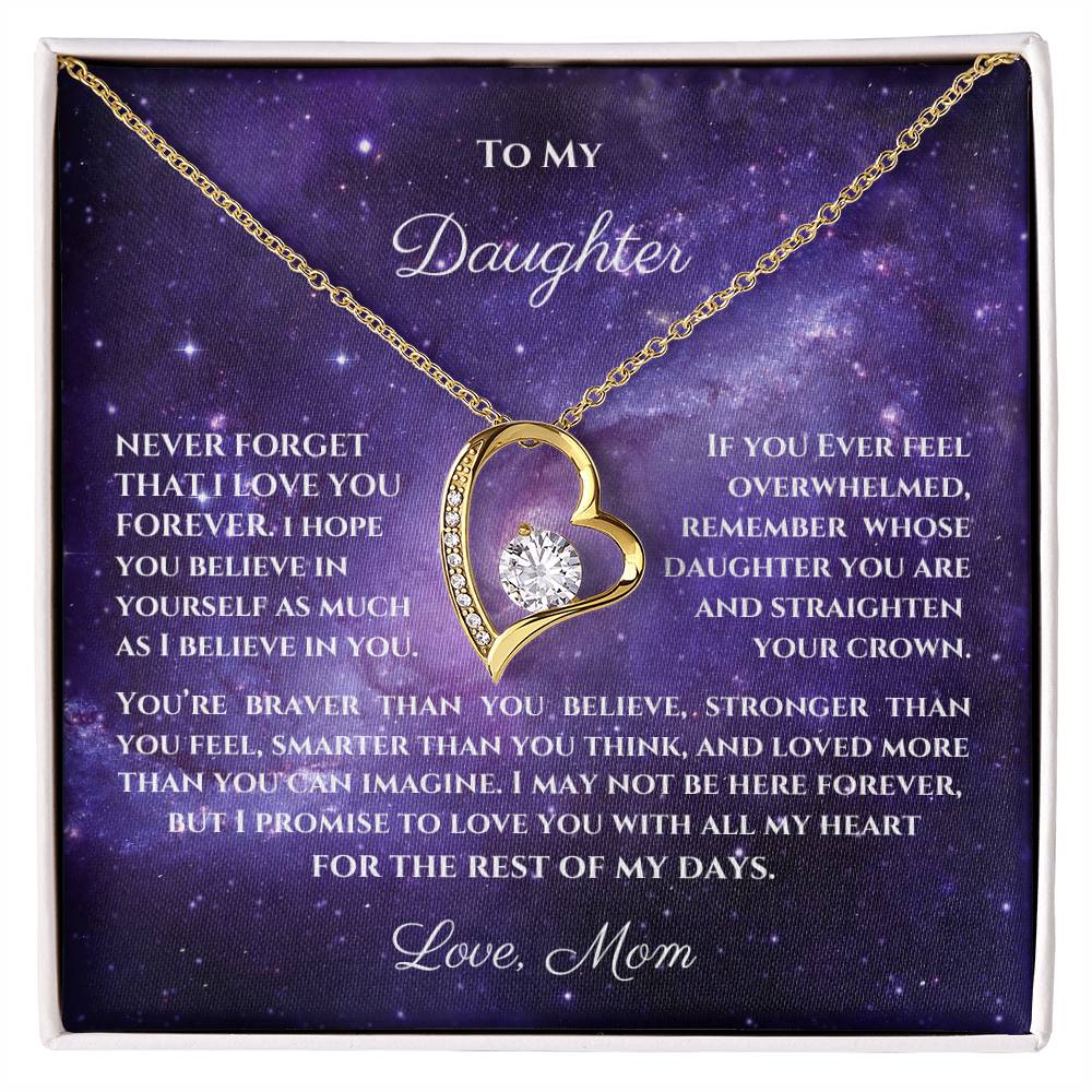 Violet Sky Forever Heart From Mom