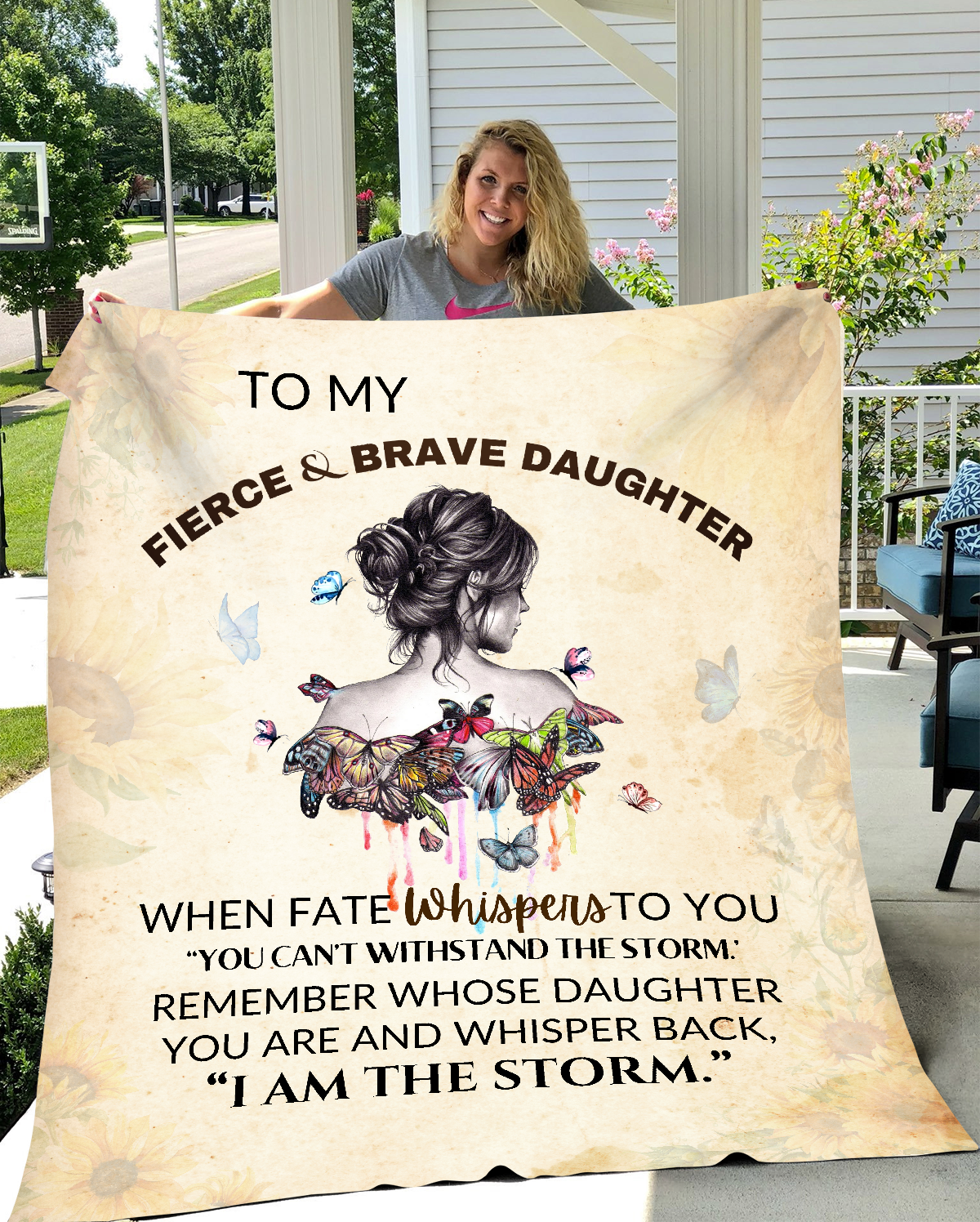 I AM THE STORM ~ Customizable Blanket