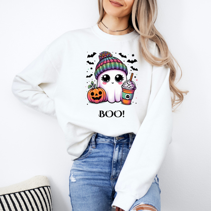 Boo! Customizable Crewneck Sweatshirt