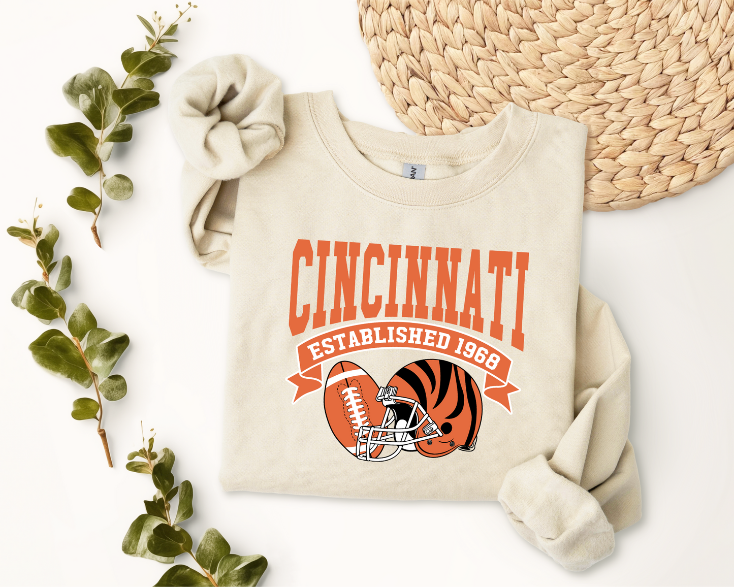 Vintage State Football Sweatshirt Collection - Cincinnati