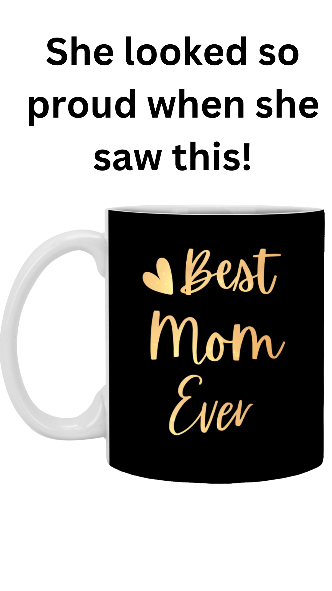 Gold Best Mom Ever Mug - The Sweetest Gift for Mom or Mom-to-Be