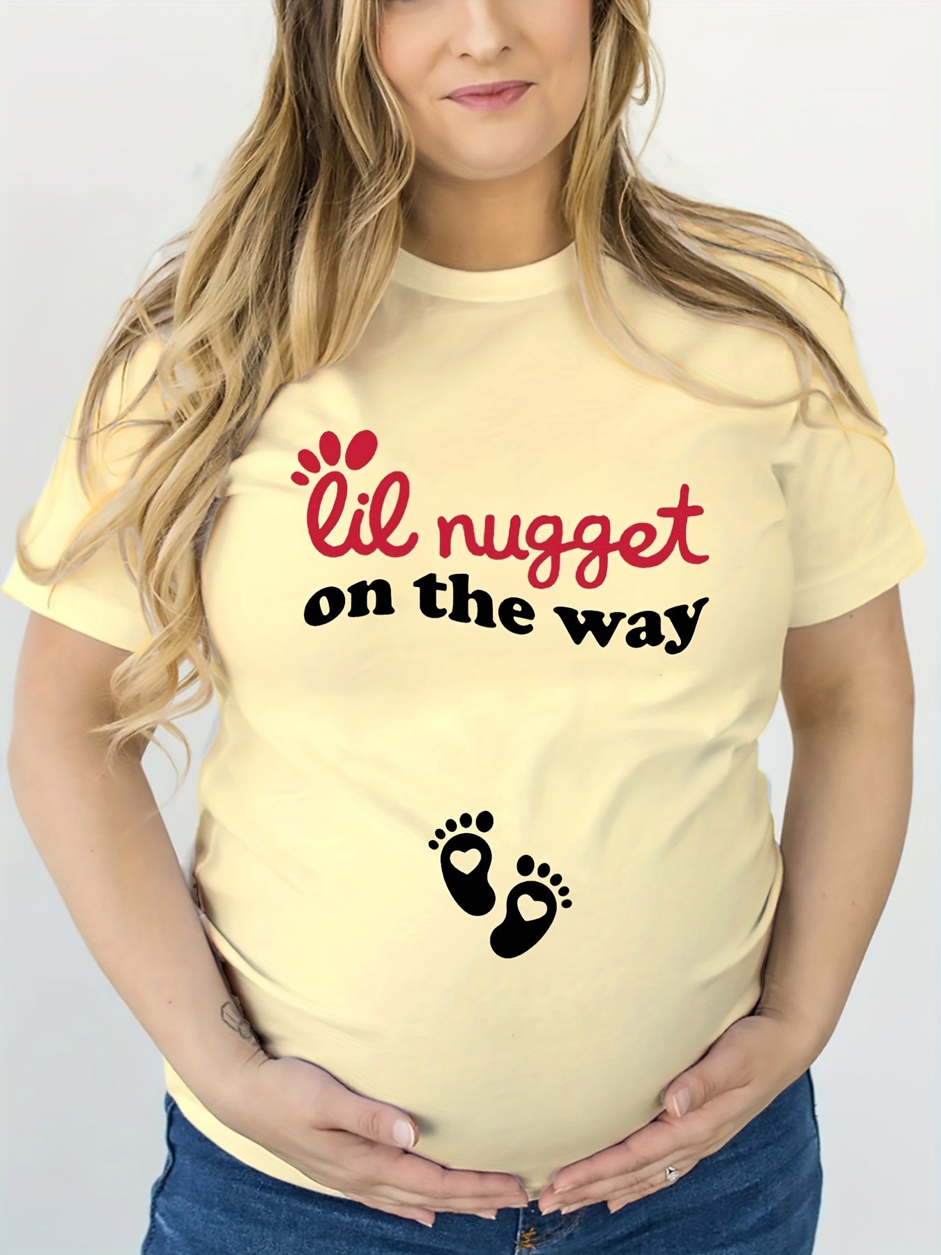 Lil Nugget Maternity T-Shirt sized