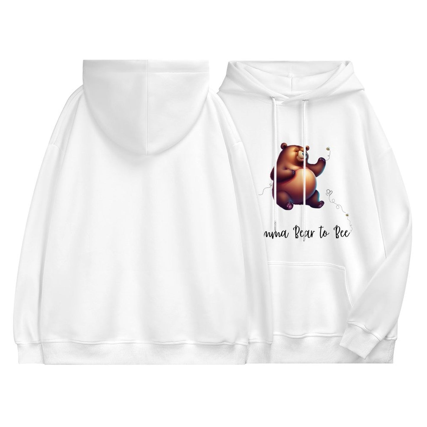 Momma Bear To Bee - Sudadera con capucha de algodón DTF 320gsm 