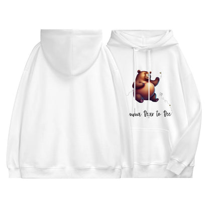 Momma Bear To Bee - Sudadera con capucha de algodón DTF 320gsm 