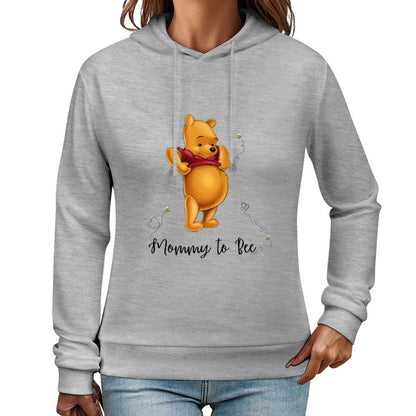 Mommy To Bee - Sudadera con capucha estampada DTG 255gsm 