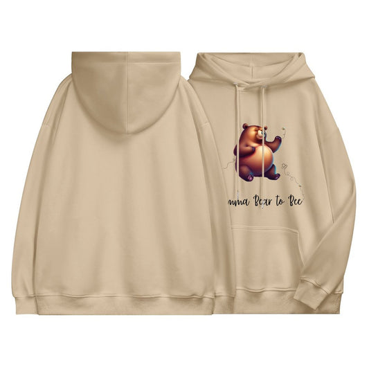 Momma Bear To Bee - Sudadera con capucha de algodón DTF 320gsm 