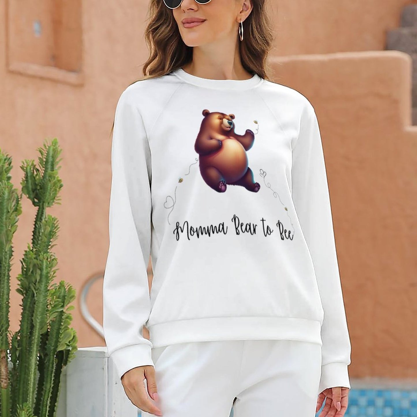 Mom To Bee - Sudadera personalizada de 280 g/m² 