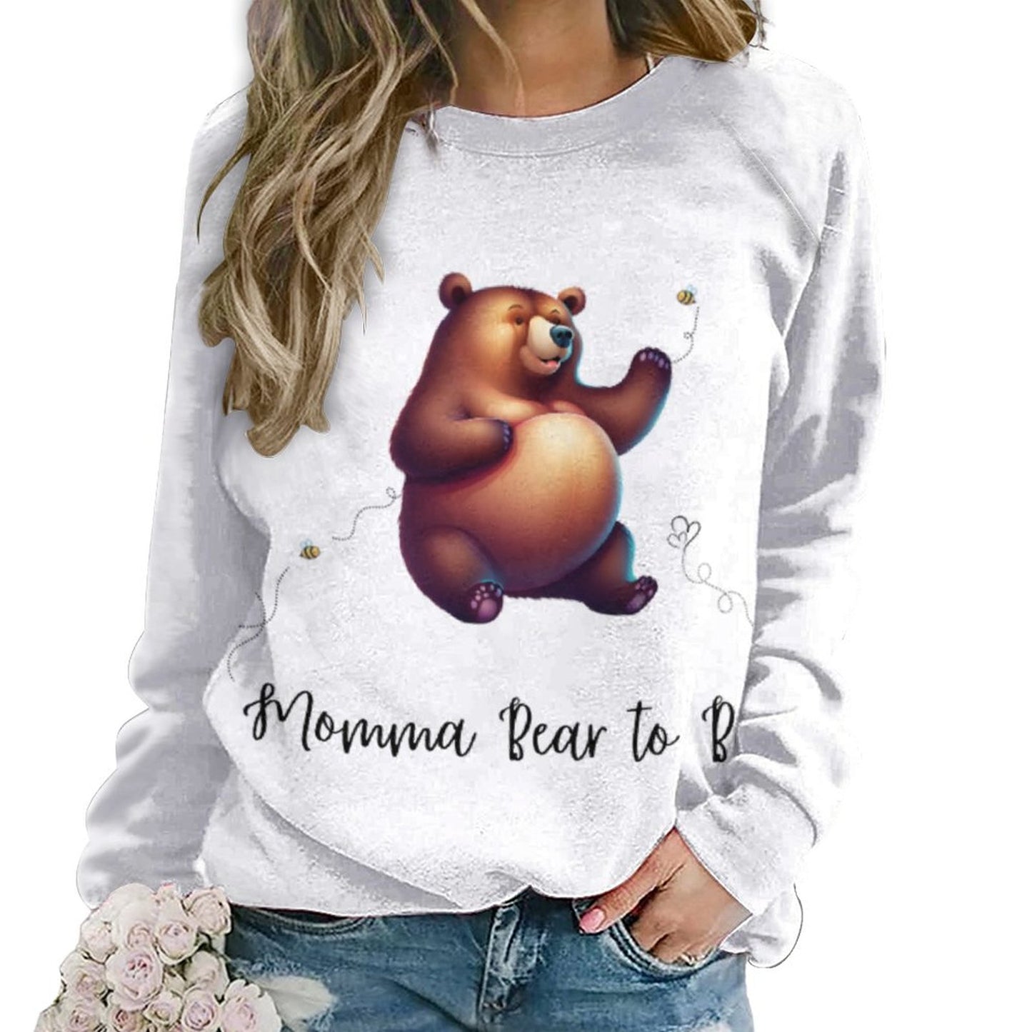 Mom To Bee - Sudadera personalizada de 280 g/m² 