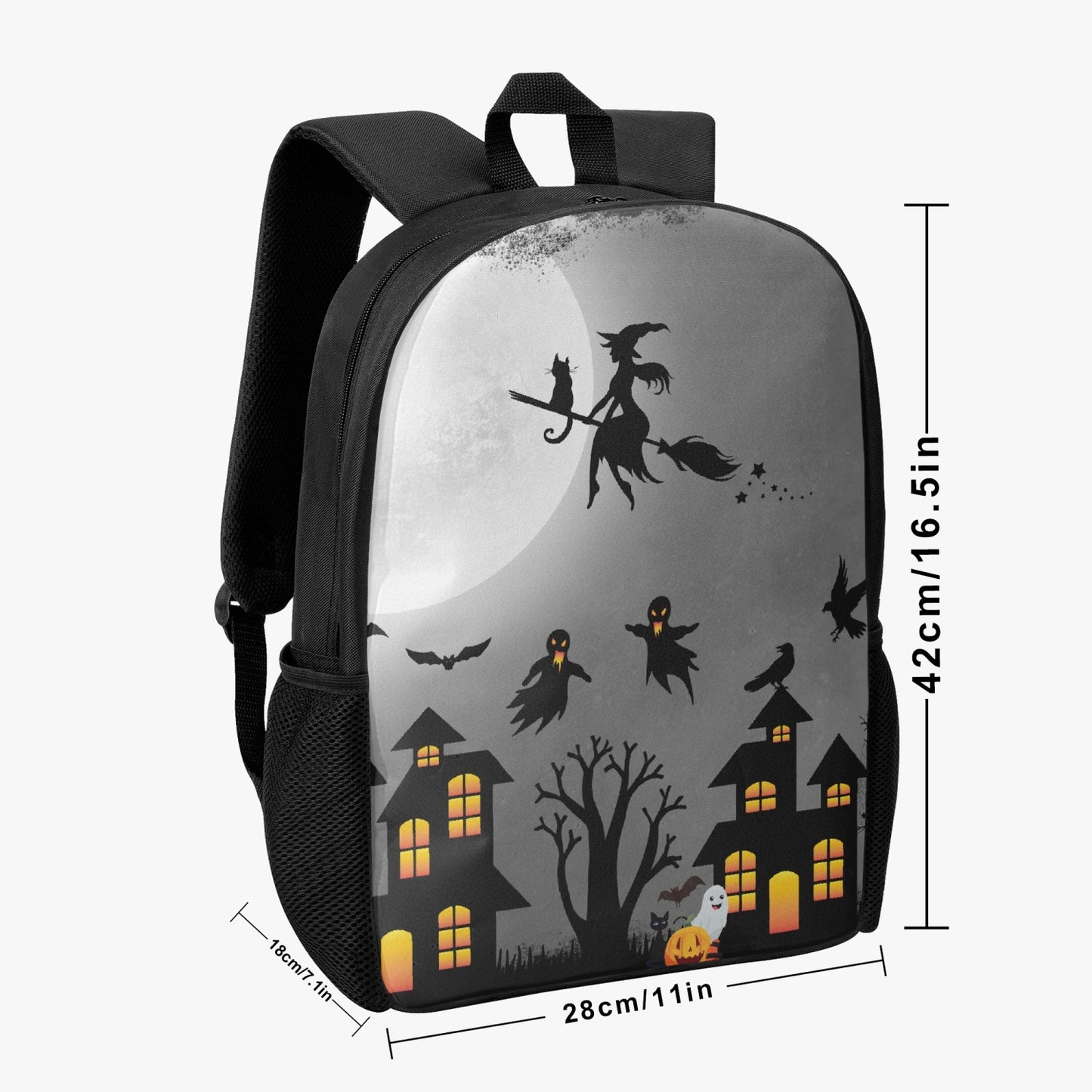 Witch's Ride Halloween Backpack for Kids