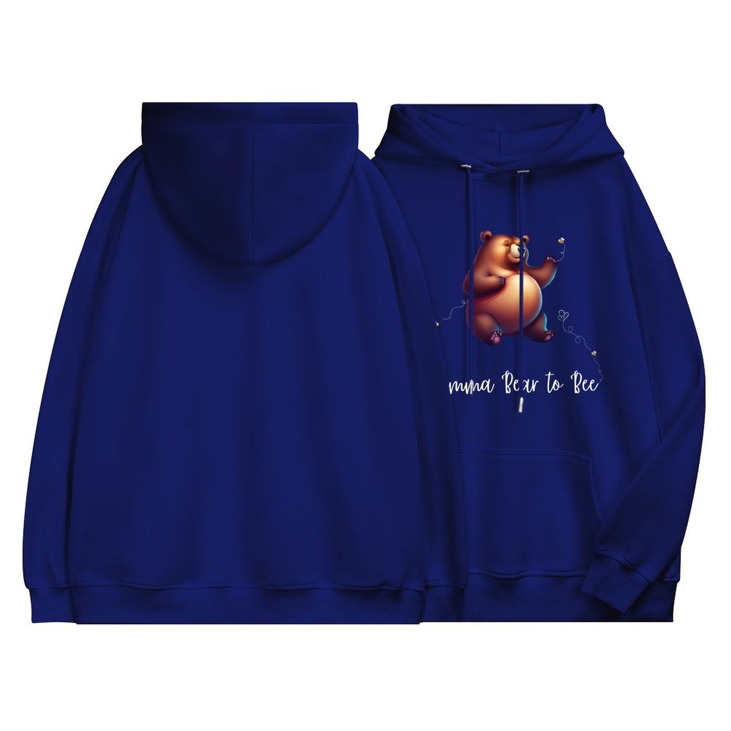 Momma Bear To Bee - Sudadera con capucha de algodón DTF 320gsm