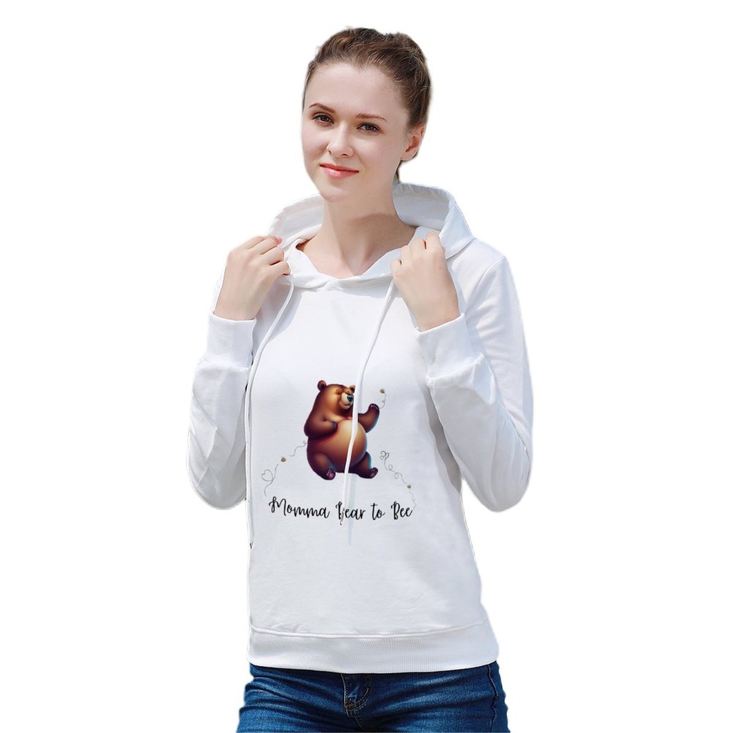 Mom To Bee - Sudaderas con capucha personalizadas DTF 255gsm 