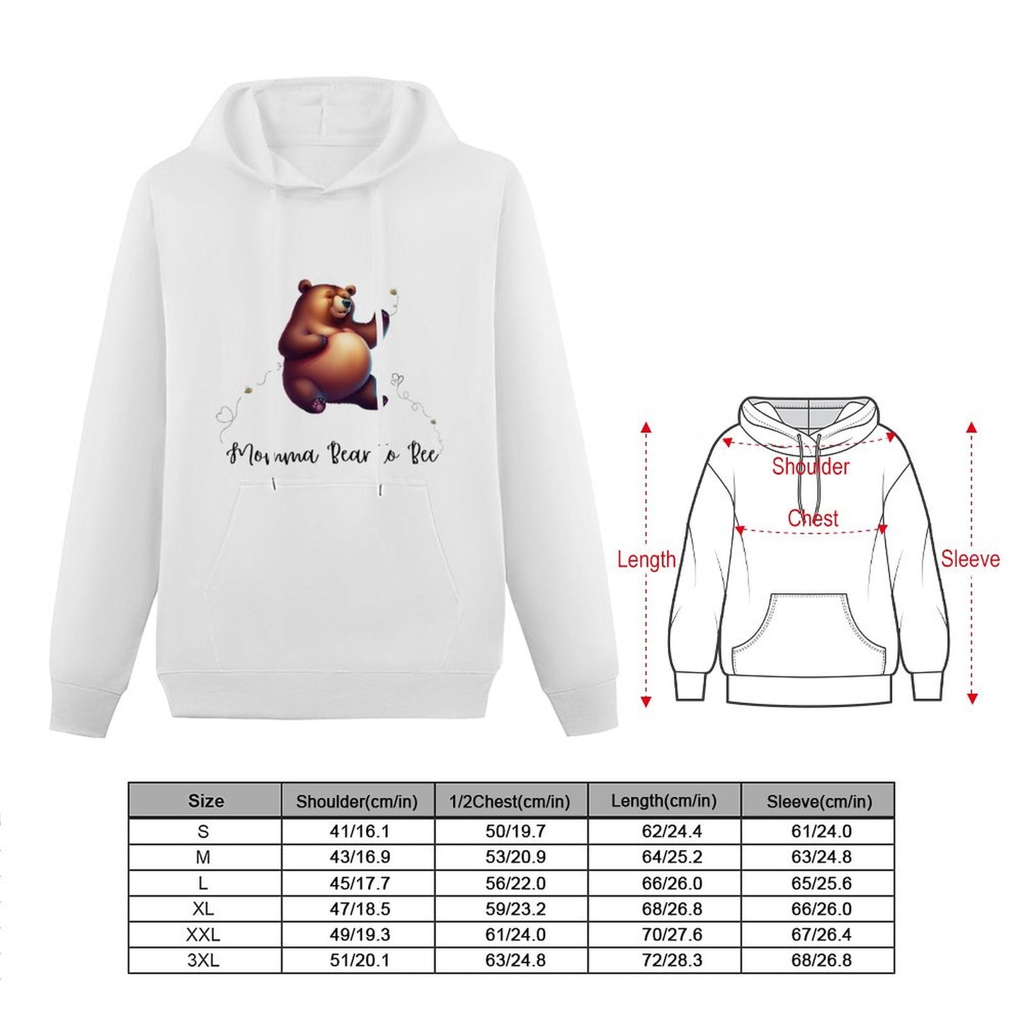 Mom To Bee - Sudaderas con capucha personalizadas DTF 255gsm