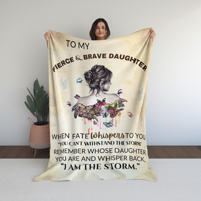 I AM THE STORM ~ Customizable Blanket