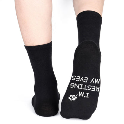 Not Asleep Socks: Perfect for a Husband or Dad, Granddad, Son, Brother or Friend