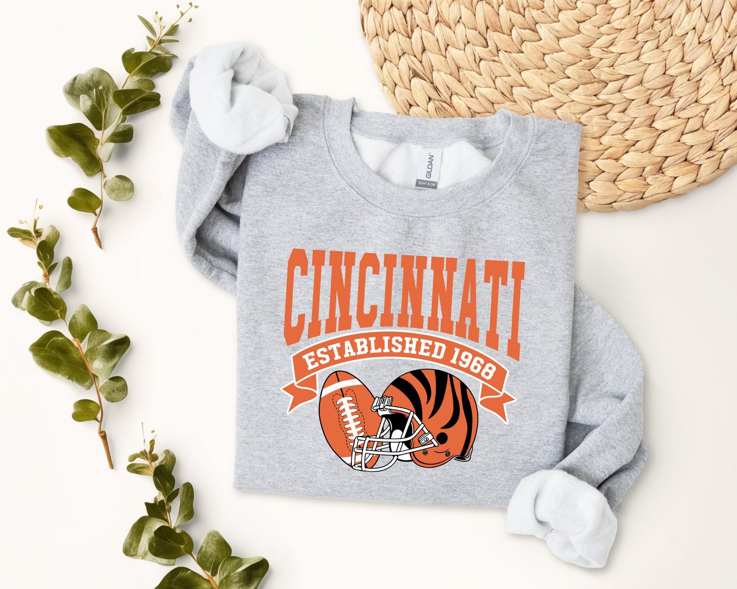 Vintage State Football Sweatshirt Collection - Cincinnati