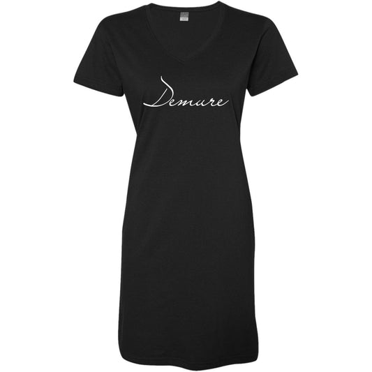 Demure BL V-Neck Fine Jersey Cover-Up