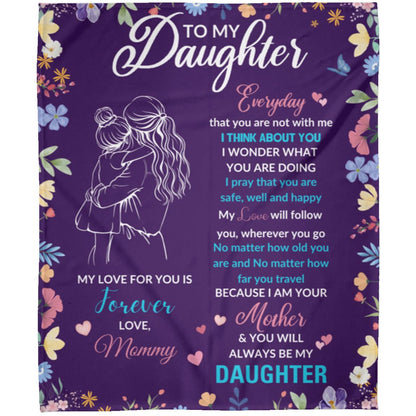 Mother-Daughter Decorative Throw