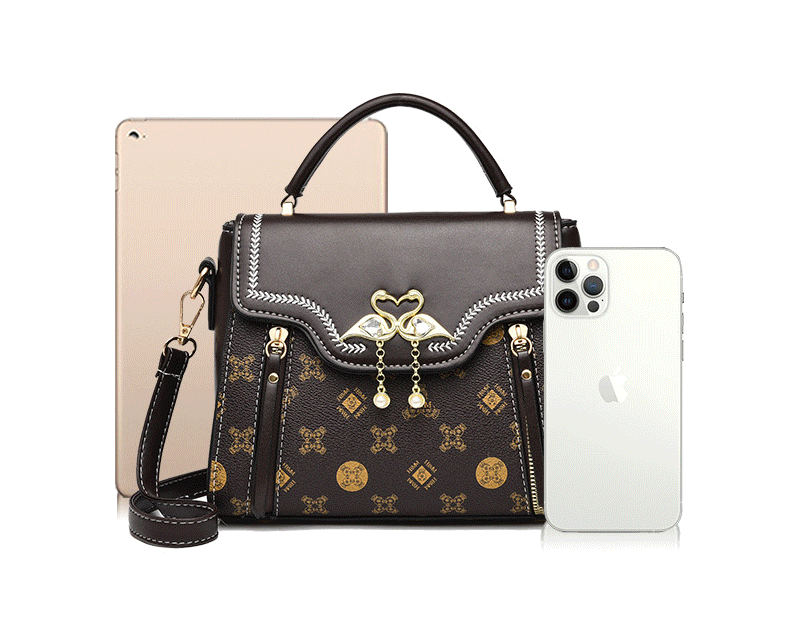 Women Sigils and Cranes Crossbody Luxury Bag