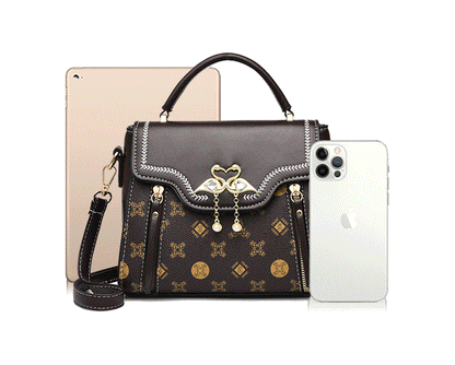 Women Sigils and Cranes Crossbody Luxury Bag