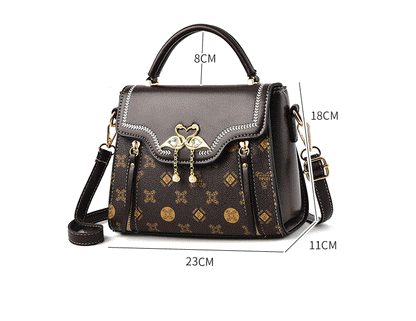 Women Sigils and Cranes Crossbody Luxury Bag