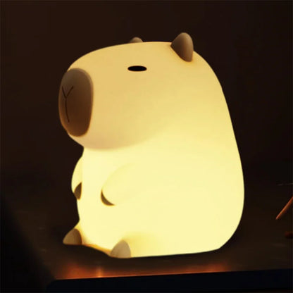 Adorable Capybara Kid's Night Light