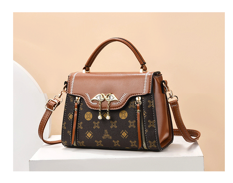 Women Sigils and Cranes Crossbody Luxury Bag