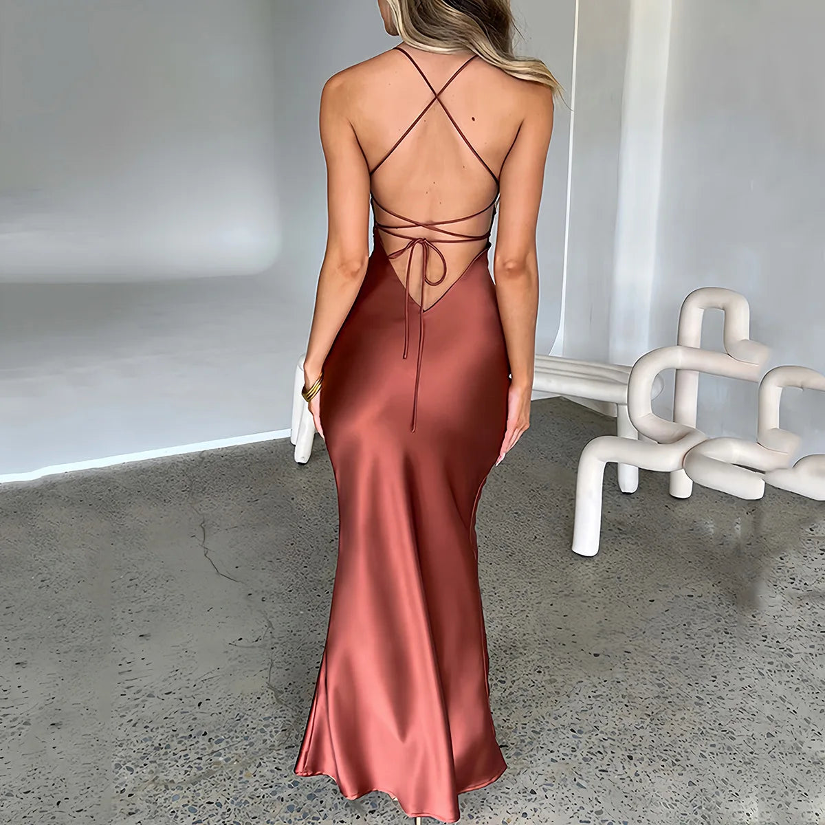 Mydalux LUX Shoulder Decor Gown