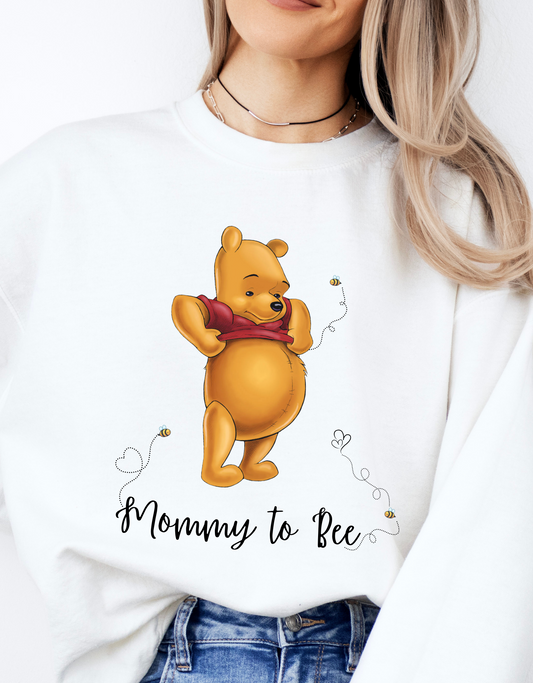 Mommy To Bee Winnie DTF Sudadera de algodón de 260 g/m² 