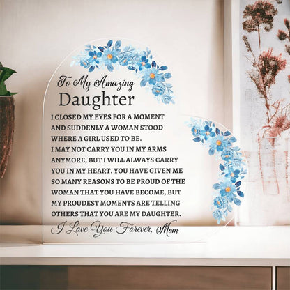 To My Amazing Daughter Letter from Mom