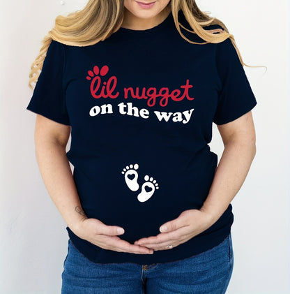 Lil Nugget Maternity T-Shirt sized