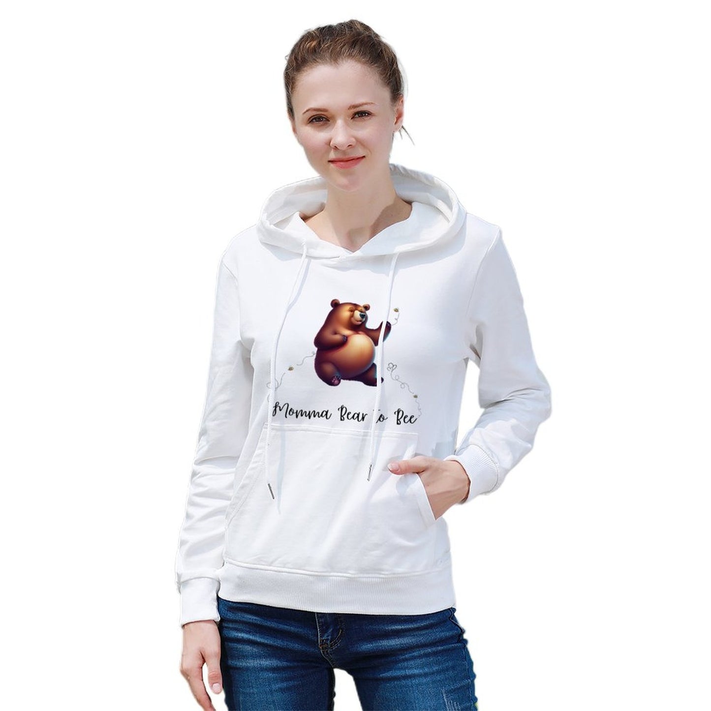 Mom To Bee - Sudaderas con capucha personalizadas DTF 255gsm