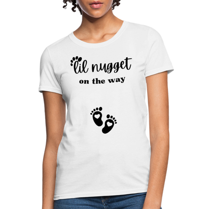 Lil Nugget Women's T-Shirt Blk - white