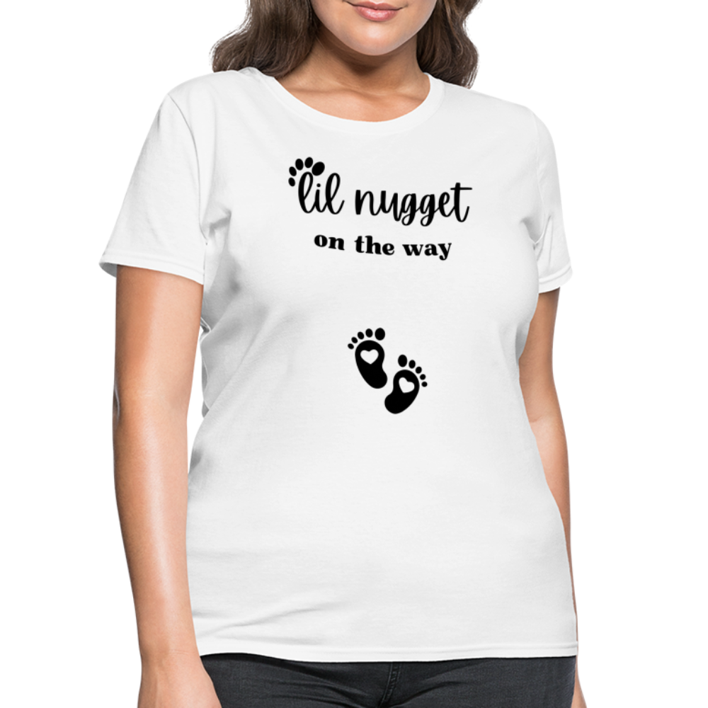 Lil Nugget Women's T-Shirt Blk - white