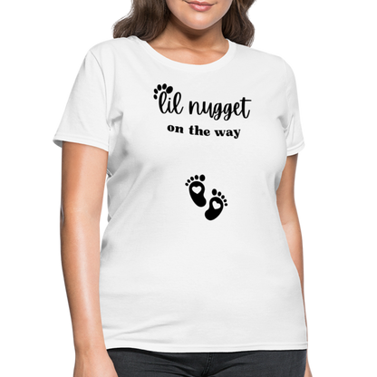 Lil Nugget Women's T-Shirt Blk - white